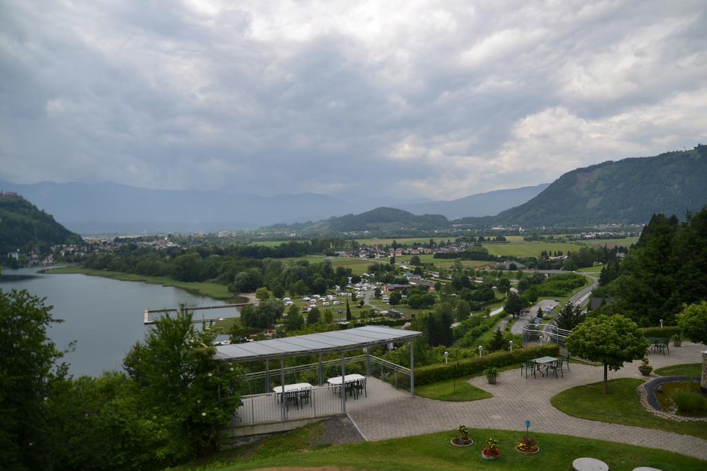 Panoramablickhotel - Lakeview Apartments Annenheim Exteriör bild